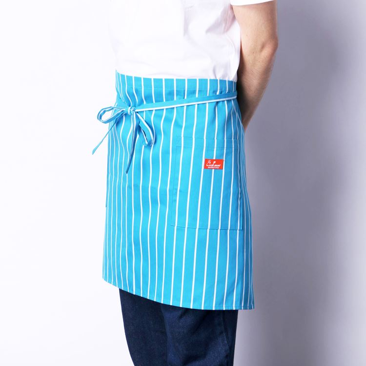 Cookman Waist Apron - Stripe : Light Blue