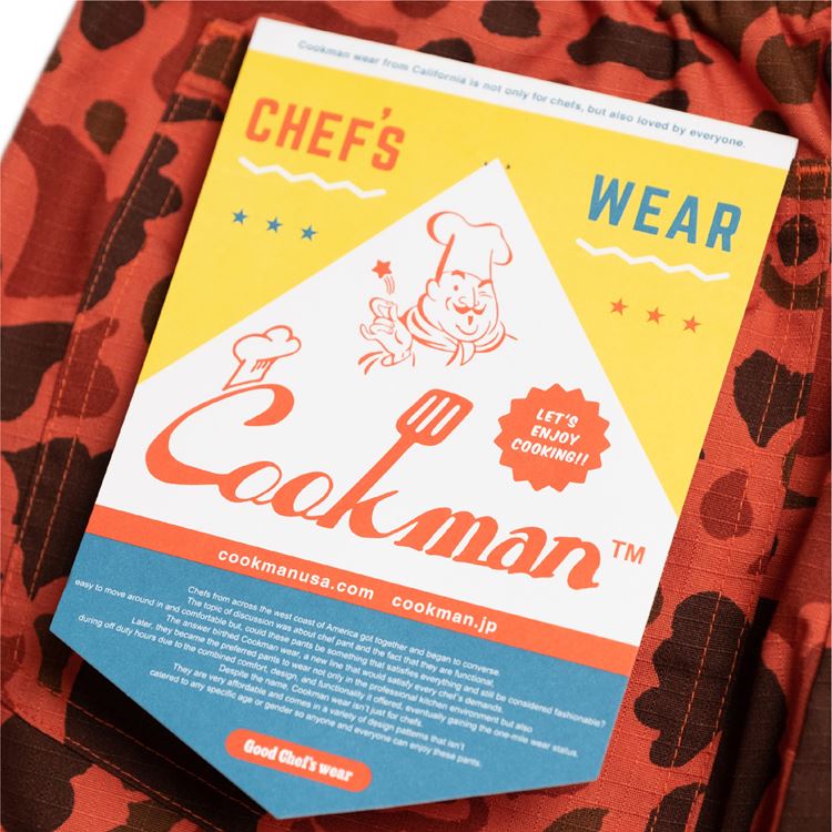 Cookman Chef Pants - Ripstop : Camo Red (Duck Hunter)