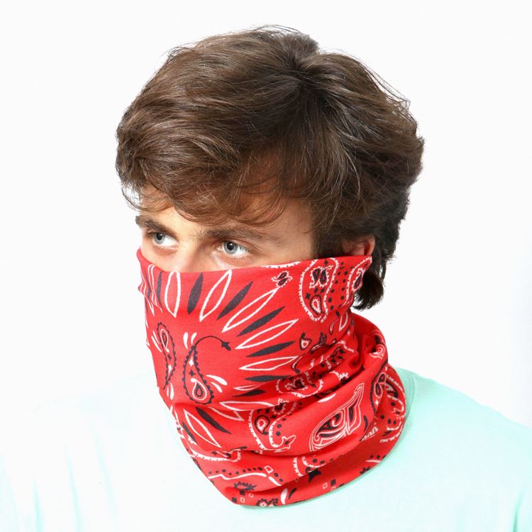 Cookman Chef's Scarf - Paisley : Red