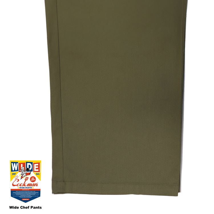 Cookman Wide Chef Pants - Olive