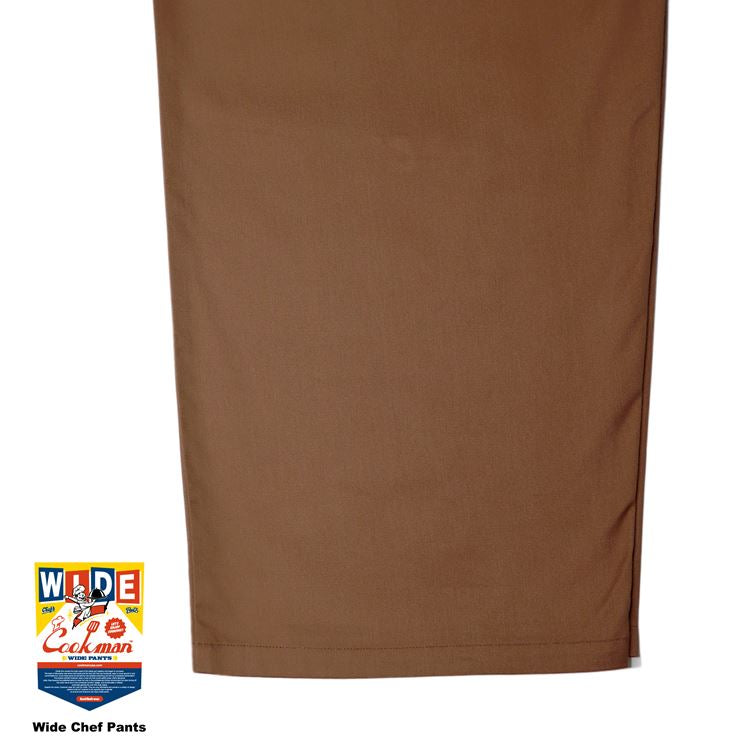 Cookman Wide Chef Pants - Chocolate