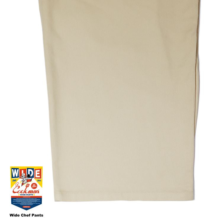 Cookman Wide Chef Pants - Sand