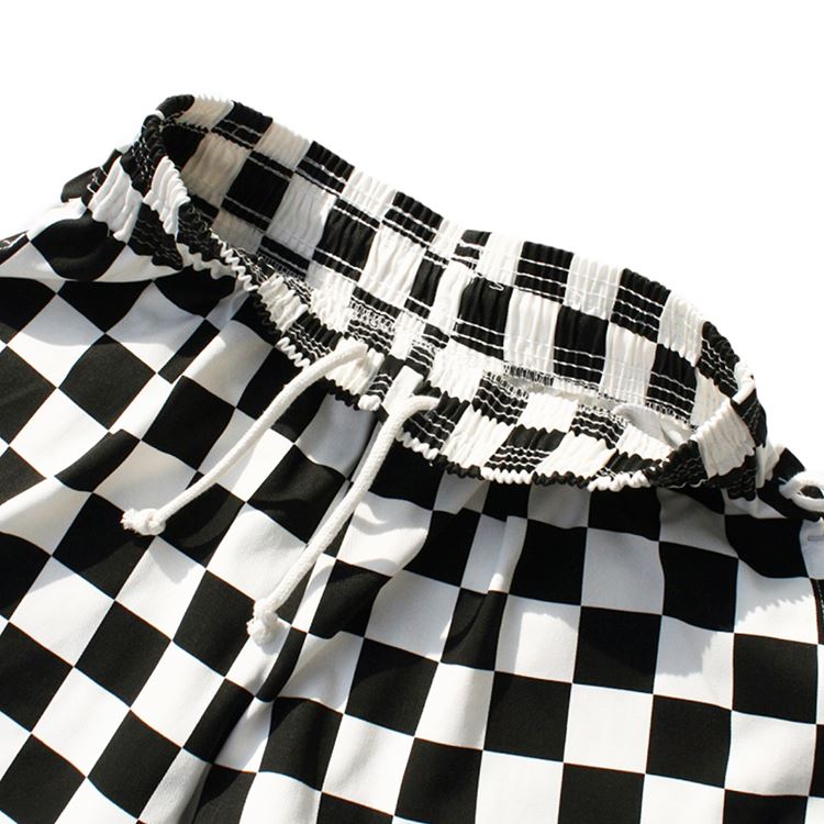 Cookman Waiter's Pants (stretch) - Checker : Black