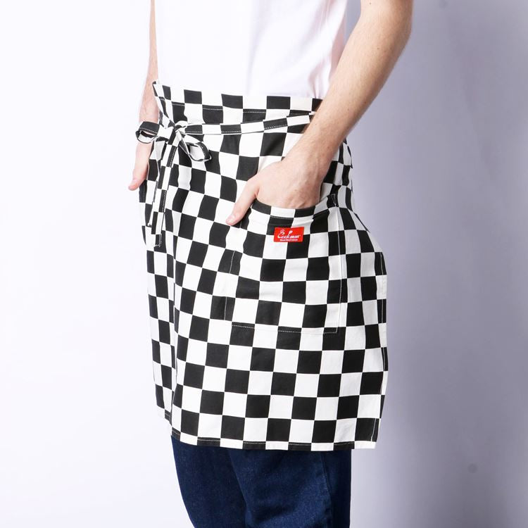 Waist Apron - Checker : Black