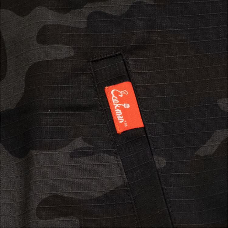 Cookman Delivery Jacket - Ripstop : Camo Black (Woodland)