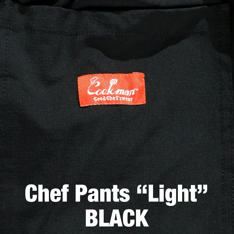 Cookman Chef Pants - "Light" : Black