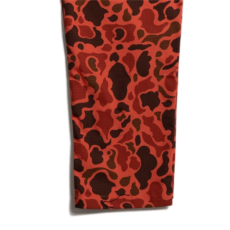 Cookman Chef Pants - Ripstop : Camo Red (Duck Hunter)