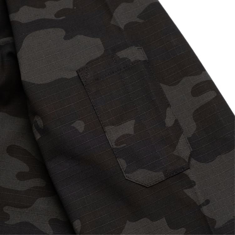 Cookman Delivery Jacket - Ripstop : Camo Black (Woodland)