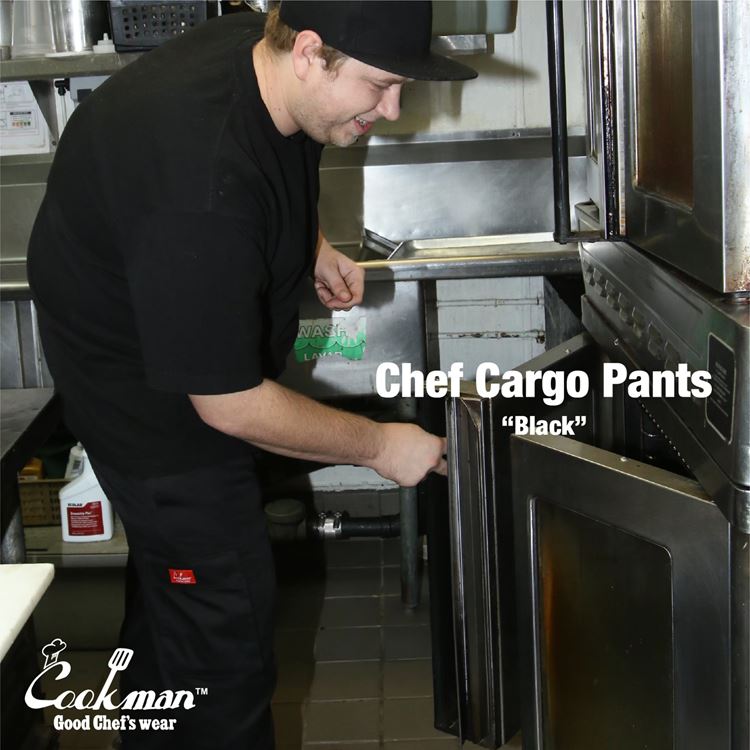 Cookman Chef Pants Cargo - Black