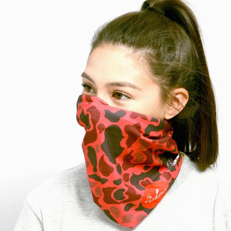 Cookman Chef's Scarf - Camo Red (Duck Hunter)