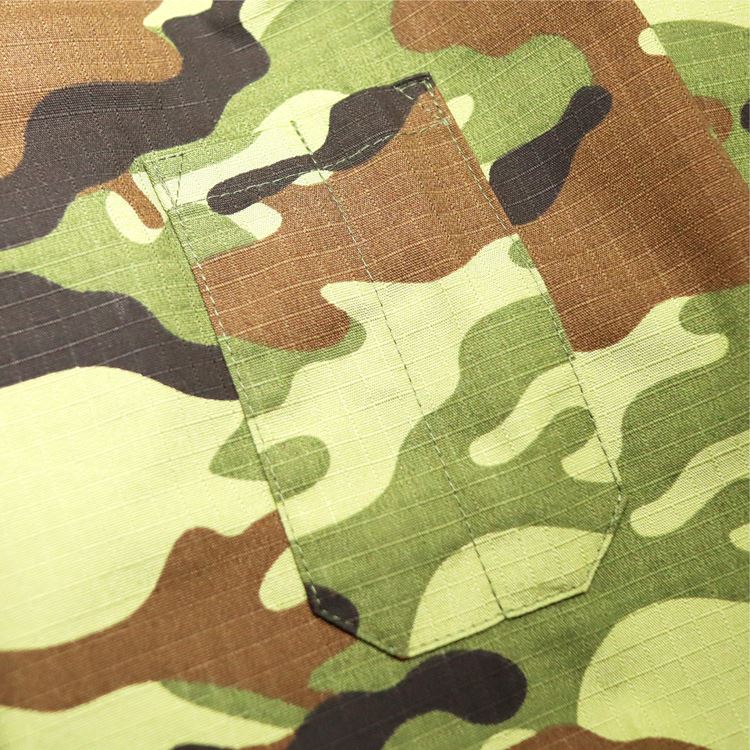 Cookman Delivery Jacket - Ripstop : Camo Green (Woodland)