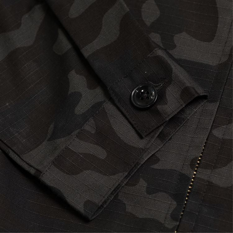 Cookman Delivery Jacket - Ripstop : Camo Black (Woodland)