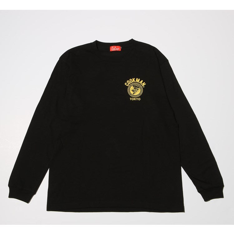 Cookman Long Sleeve T-shirts - Tokyo Dragon : Black