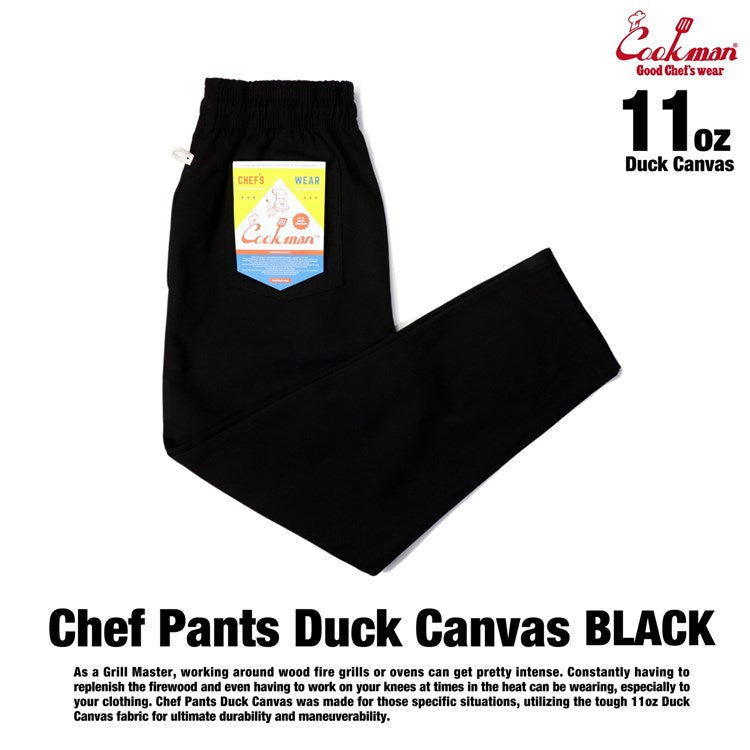 Chef Pants - Duck Canvas : Black