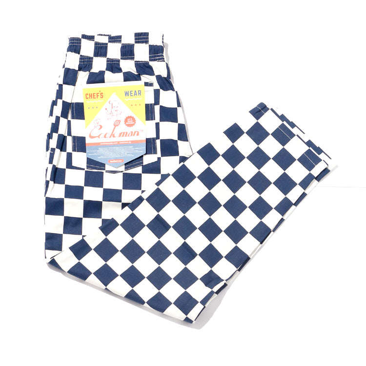 Chef Pants - Checker : Navy