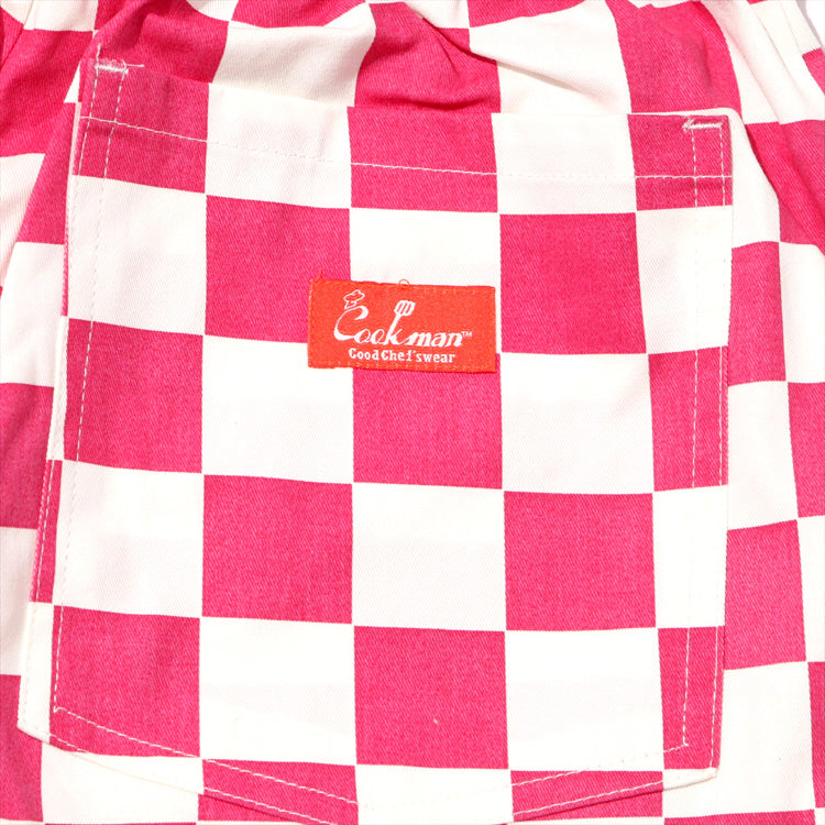 Cookman Chef Pants - Checker : Pink