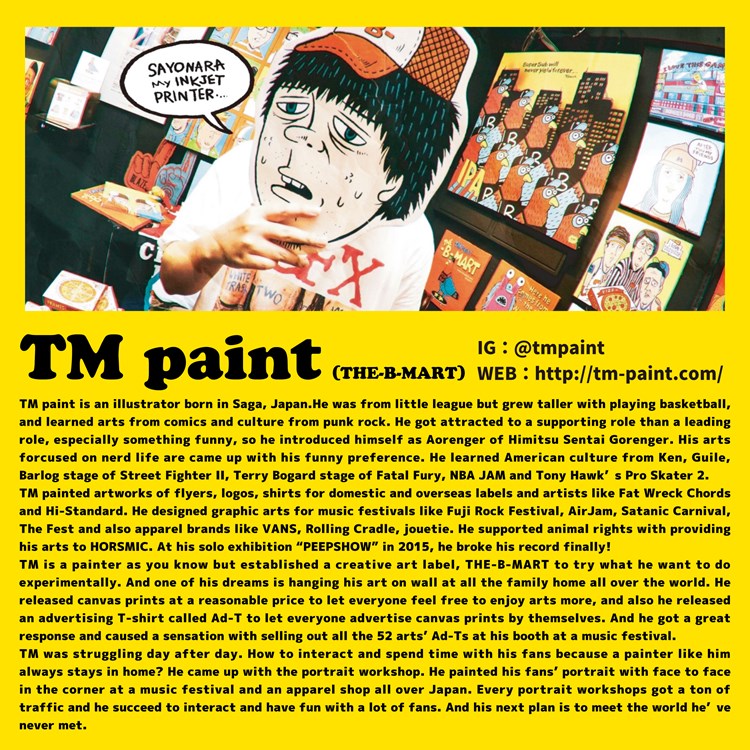 Cookman T-shirts - TM Paint Enjoy Cookman : Black